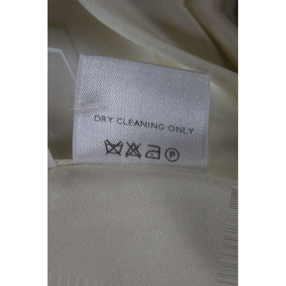Loro Piana Women Beige Cashmere Silk Collared Zip Blazer Long Sleeve Size 44 - Picture 5 of 7